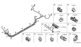 Diagram for Nissan Versa Fuel Line Clamps - 65722-1HJ0A