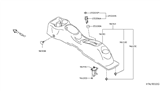 Diagram for Nissan Center Console Base - 96910-9KF3A