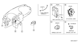 Diagram for 2012 Nissan Versa Clock Spring - 25554-3AN9A