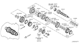 Diagram for Nissan Synchronizer Ring - 32604-00Q0J