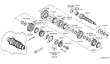 Diagram for Nissan Versa Note Synchronizer Ring - 32604-00Q0J