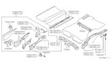 Diagram for 1995 Nissan Stanza Engine Mount - 75118-1E400