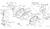Diagram for Nissan Altima Dimmer Switch - 24824-1E472