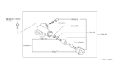 Diagram for 1993 Nissan Axxess Clutch Slave Repair Kit - 30622-16E25