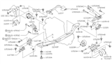 Diagram for 1997 Nissan Stanza Engine Mount - 11210-5B610