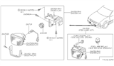 Diagram for 1997 Nissan Stanza Fog Light Bulb - 26293-C9904