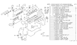 Diagram for 1996 Nissan Altima Cylinder Head Gasket - 10101-4E827