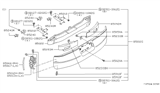 Diagram for Nissan Stanza Bumper - 85022-1E425