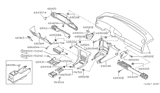 Diagram for 1996 Nissan Stanza Ashtray - 68810-0E000