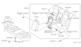 Diagram for 1996 Nissan Altima Armrest - 88700-2E900