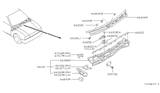 Diagram for 1996 Nissan Altima Weather Strip - 66853-D9000