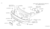 Diagram for 1996 Nissan Stanza License Plate - 96210-1E400