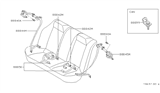 Diagram for Nissan Stanza Seat Belt - 88844-1E400