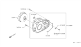 Diagram for 2001 Nissan Altima Torque Converter - 31100-2B100