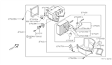 Diagram for 1994 Nissan Stanza Evaporator - 27270-1E411