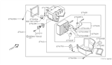 Diagram for 1993 Nissan Stanza Evaporator - 27280-1E400