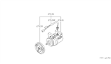 Diagram for 1993 Nissan Stanza A/C Compressor - 92600-1E410