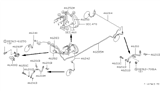 Diagram for 1997 Nissan Altima Brake Line - 46242-1E410