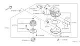 Diagram for 1997 Nissan Altima Blower Motor - 27220-5B600