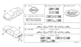 Diagram for 1996 Nissan Stanza Emblem - 62889-0E700