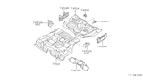 Diagram for 1995 Nissan Stanza Floor Pan - 74514-1E330