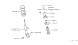 Diagram for 1994 Nissan Stanza Shock And Strut Mount - 54320-0E000