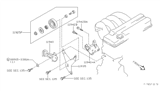 Diagram for 1996 Nissan Altima A/C Idler Pulley - 11944-1E400