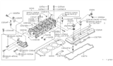 Diagram for 2002 Nissan Frontier Cylinder Head Bolts - 11056-2B500