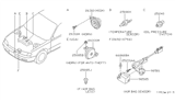 Diagram for Nissan Altima Horn - 25605-1E400