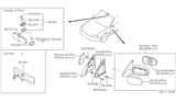 Diagram for 1994 Nissan Altima Mirror Cover - 96329-0E001