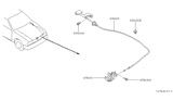 Diagram for Nissan Stanza Hood Latch - 65601-1E500