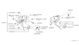 Diagram for 1996 Nissan Stanza Brake Pedal - 46501-1E410