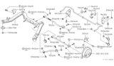 Diagram for 1997 Nissan Altima Rear Crossmember - 55400-0E000