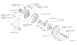 Diagram for 1997 Nissan Stanza Wheel Hub - 40202-50J01