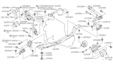 Diagram for 1993 Nissan Altima Motor And Transmission Mount - 11270-2B010