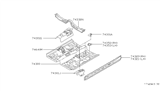 Diagram for 1997 Nissan Stanza Floor Pan - 74312-4E830