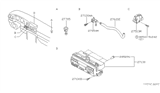 Diagram for Nissan Stanza Ambient Temperature Sensor - 27720-0E000