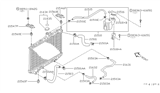 Diagram for Nissan Stanza Radiator Hose - 21501-D9000