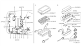 Diagram for Nissan Stanza Battery Cable - 24080-1E400