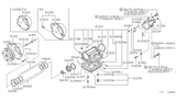 Diagram for 1998 Nissan Frontier Torque Converter - 31100-43X15