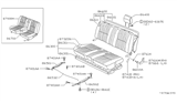 Diagram for Nissan Hardbody Pickup (D21U) Armrest - 86720-3B100