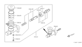 Diagram for 1997 Nissan Hardbody Pickup (D21U) Clutch Master Cylinder - 30610-1S710