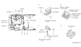 Diagram for 1995 Nissan Hardbody Pickup (D21U) Battery Cable - 24077-0S375