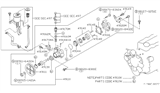 Diagram for 1992 Nissan Hardbody Pickup (D21) Power Steering Pump - 49110-86G00