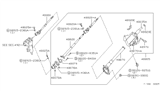 Diagram for 1997 Nissan Hardbody Pickup (D21U) Steering Shaft - 48820-2S160