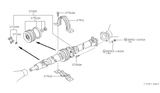 Diagram for 1996 Nissan Hardbody Pickup (D21U) Drive Shaft - 37000-3B805