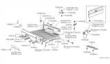 Diagram for 1994 Nissan Hardbody Pickup (D21) Body Mount Hole Plug - 01658-00361