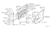 Diagram for 1997 Nissan Hardbody Pickup (D21U) Door Seal - 80830-3B000