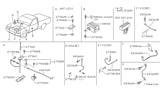 Diagram for 1988 Nissan Hardbody Pickup (D21) Antenna Cable - 28360-49L00