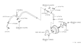 Diagram for 1997 Nissan Hardbody Pickup (D21U) Brake Booster - 47210-42G04